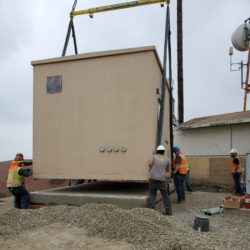 Positioning Pre-Fab Site Shelter